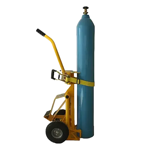 Gas bottle lifter and gas cylinder lifting device